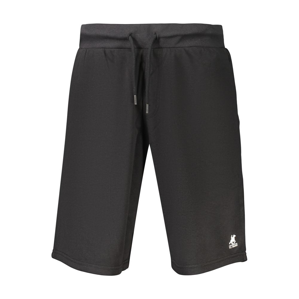 U.S. Grand Black Cotton Men's Sweatpants U.S. Grand