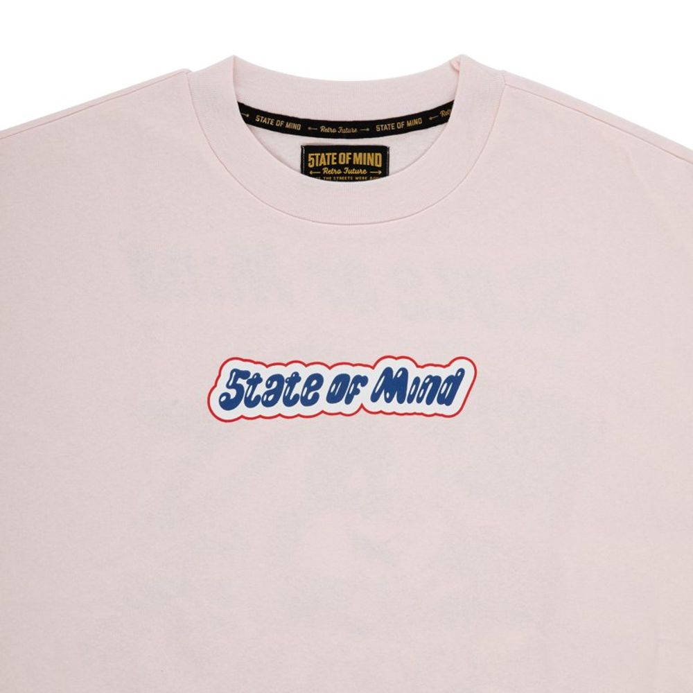 5TATE OF MIND Pink Cotton T-Shirt 5TATE OF MIND