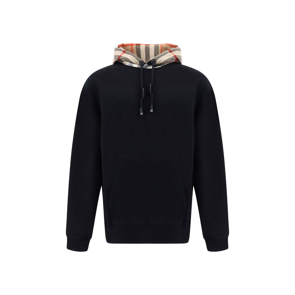Burberry Black Cotton Sweatshirt Burberry