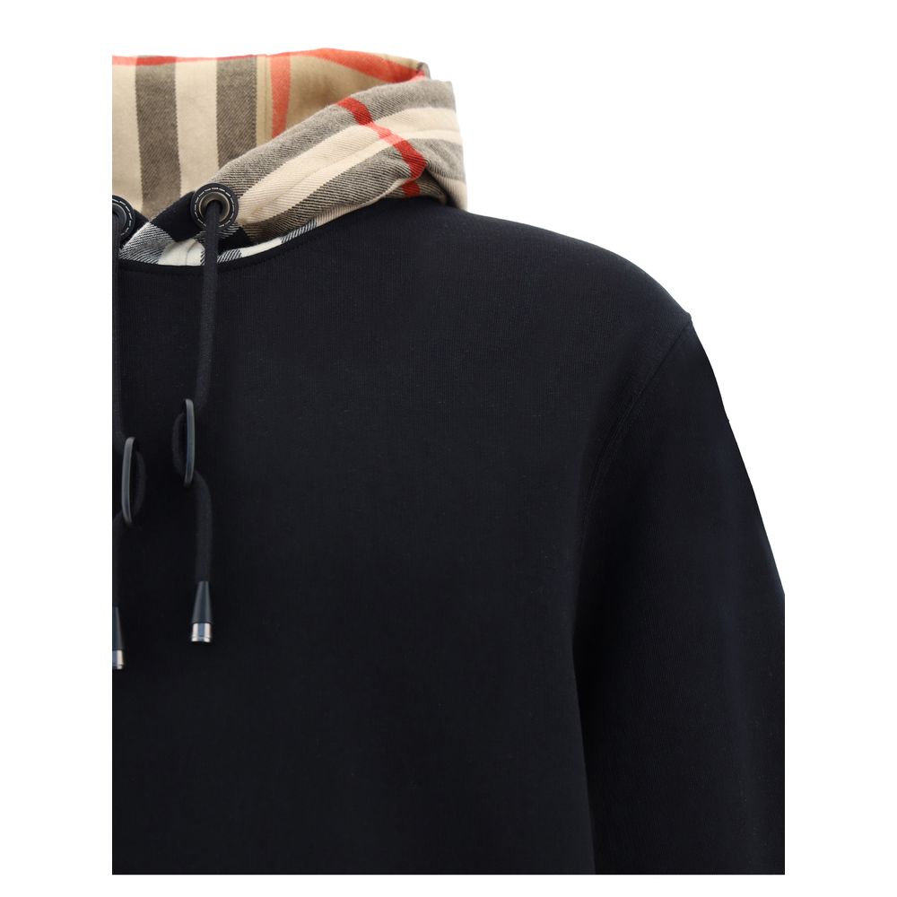 Burberry Black Cotton Sweatshirt Burberry