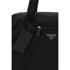 Prada Black Recycled Polyamide Luggage And Travel Prada