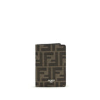 Fendi Brown Calf Leather Bos Taurus Wallet Fendi