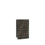 Fendi Brown Calf Leather Bos Taurus Wallet Fendi