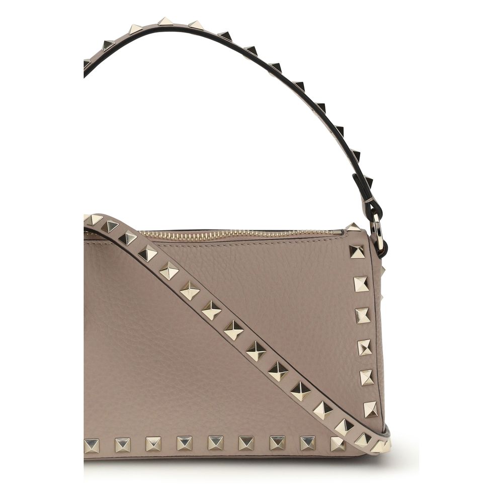 Valentino Garavani Multicolor Calf Leather Bos Taurus Shoulder Bag Valentino Garavani