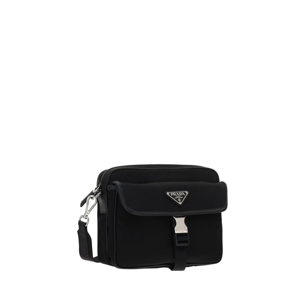 Prada Black Polyamide Shoulder Bag Prada