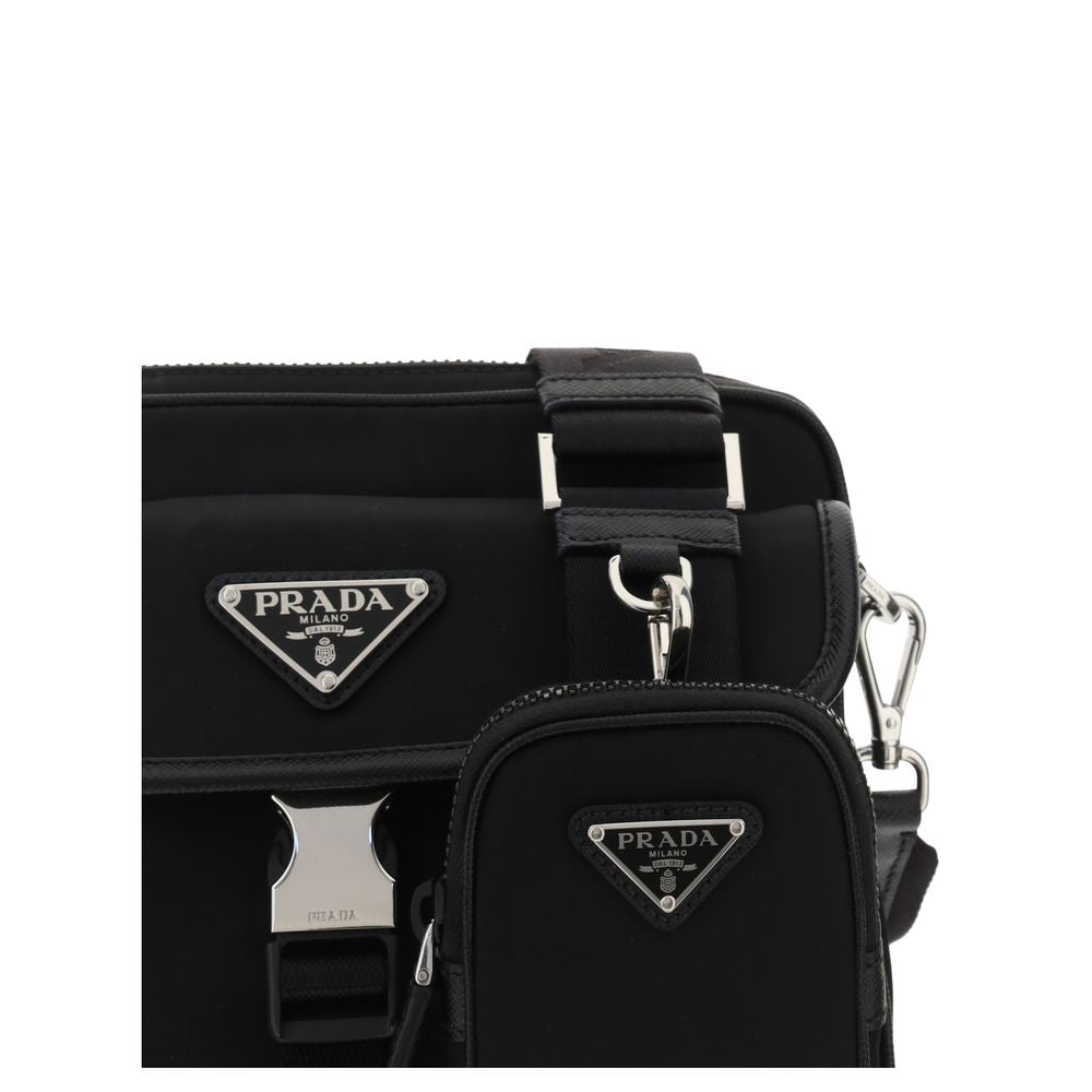 Prada Black Polyamide Shoulder Bag Prada
