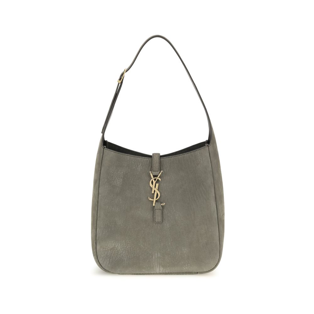 Saint Laurent Gray Calf Leather Bos Taurus Shoulder Bag Saint Laurent