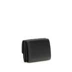 Fendi Black Lamb Ovis Aries Aries Wallet Fendi