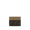 Fendi Brown Polyester Wallet Fendi