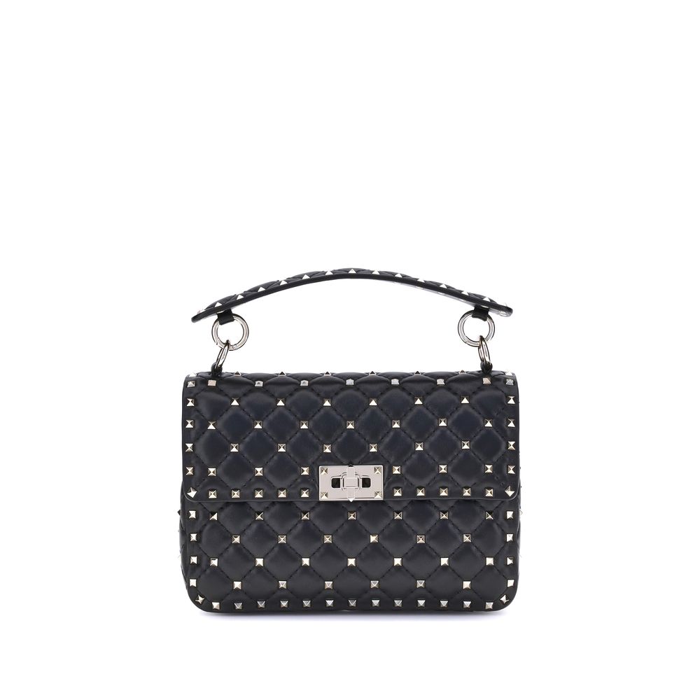 Valentino Garavani Black Lamb Ovis Aries Aries Shoulder Bag Valentino Garavani