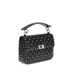 Valentino Garavani Black Lamb Ovis Aries Aries Shoulder Bag Valentino Garavani