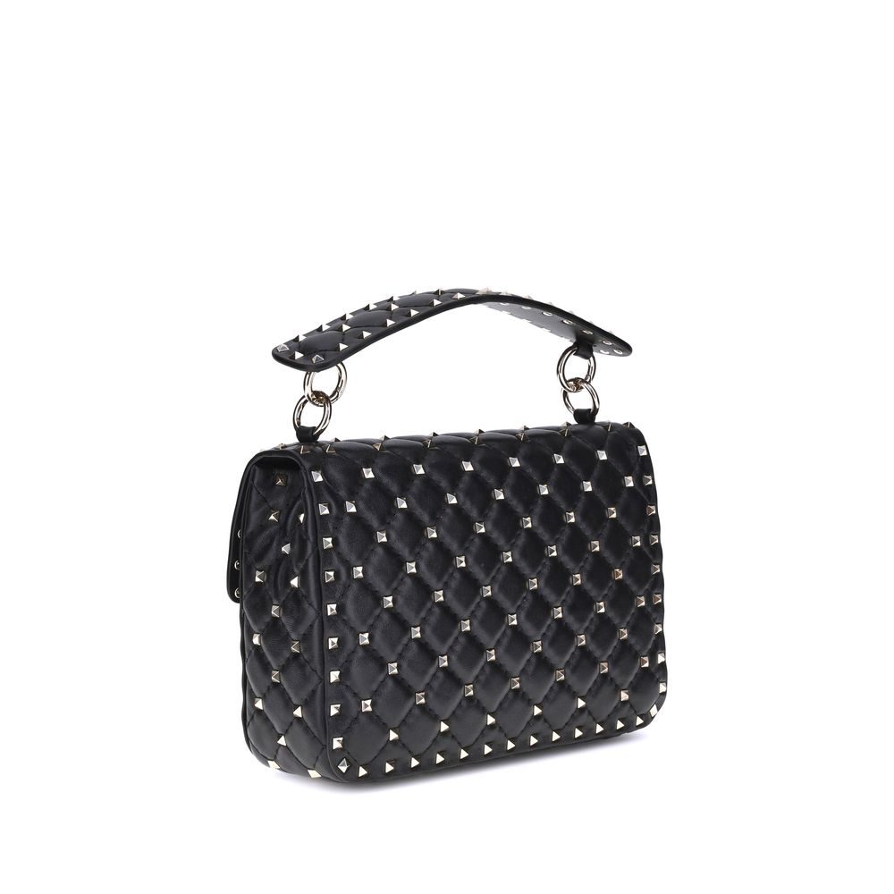 Valentino Garavani Black Lamb Ovis Aries Aries Shoulder Bag Valentino Garavani