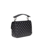 Valentino Garavani Black Lamb Ovis Aries Aries Shoulder Bag Valentino Garavani