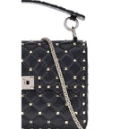 Valentino Garavani Black Lamb Ovis Aries Aries Shoulder Bag Valentino Garavani