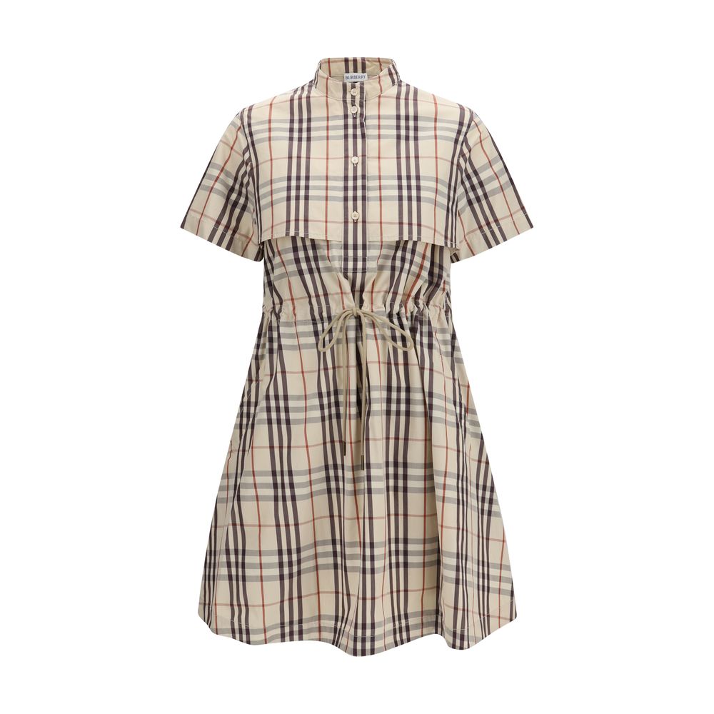 Burberry Beige Cotton Casual Dress Burberry