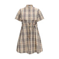 Burberry Beige Cotton Casual Dress Burberry
