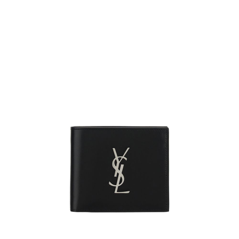 Saint Laurent Black Calf Leather Bos Taurus Wallet Saint Laurent