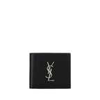 Saint Laurent Black Calf Leather Bos Taurus Wallet Saint Laurent