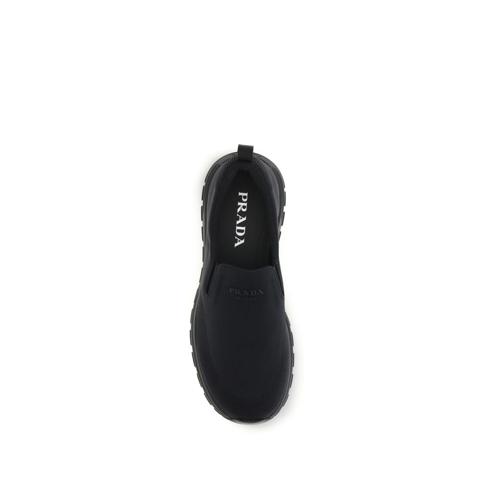 Prada Black Fabric Sneakers Prada