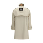 Burberry Beige Cotton Trench Coat Burberry