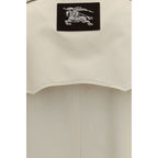 Burberry Beige Cotton Trench Coat Burberry