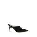 Balenciaga Black Suede Leather Mules Balenciaga