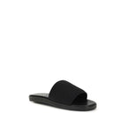Gucci Black Fabric Flat Sandals Gucci
