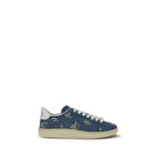 Valentino Garavani Blue Fabric Low Top Sneakers Valentino Garavani