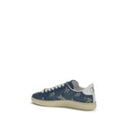Valentino Garavani Blue Fabric Low Top Sneakers Valentino Garavani