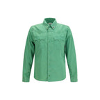 Versace Bicolor Cotton Shortsleeve Shirt Versace