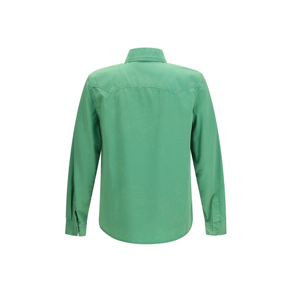 Versace Bicolor Cotton Shortsleeve Shirt Versace