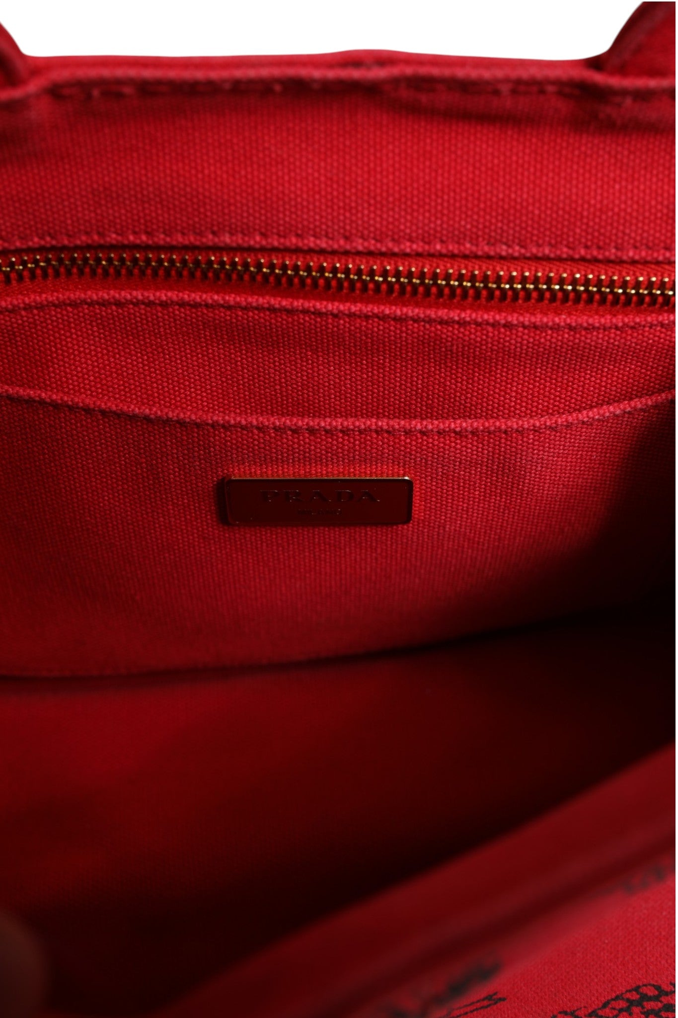 Prada Canapa Mini Canvas Tote Prada