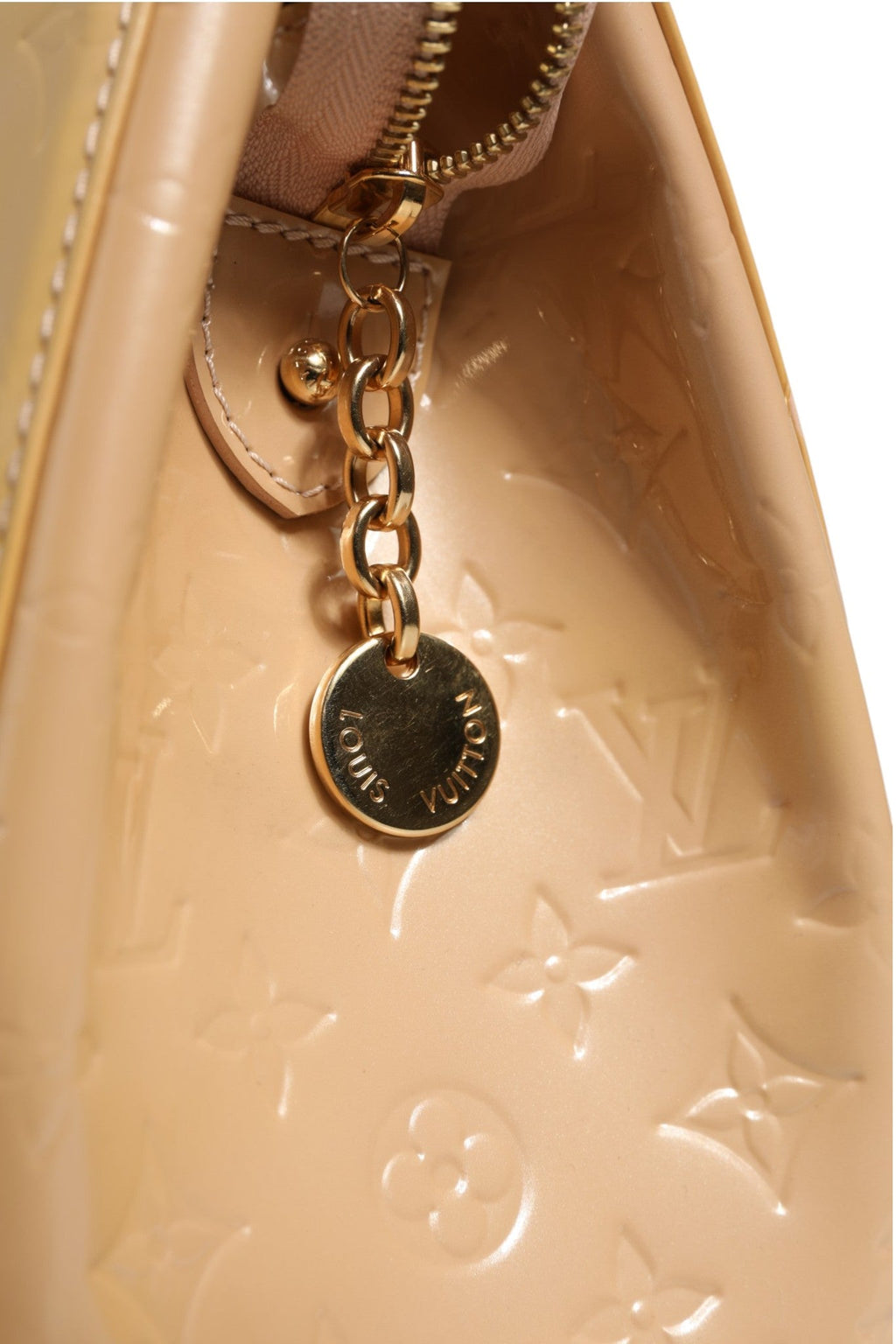 Louis Vuitton Monogram Vernis Brea MM Beige Poudre Louis Vuitton
