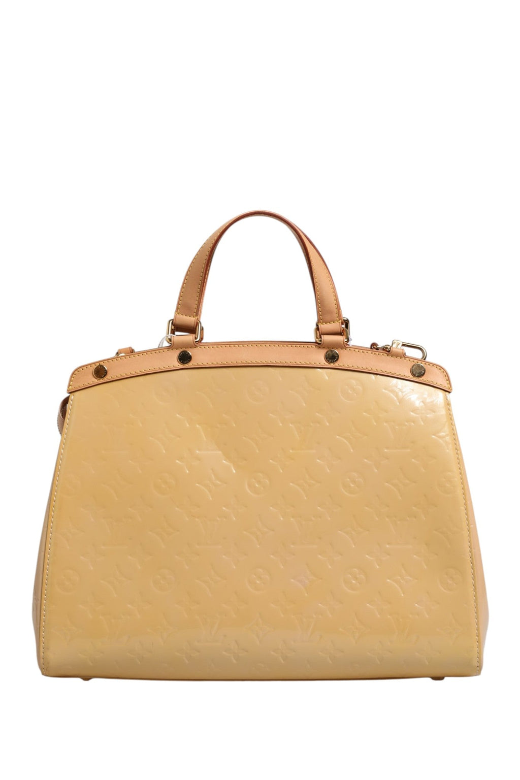 Louis Vuitton Monogram Vernis Brea MM Beige Poudre Louis Vuitton