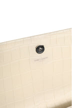 Saint Laurent Kate Tassel Small Croc-Embossed Leather Saint Laurent