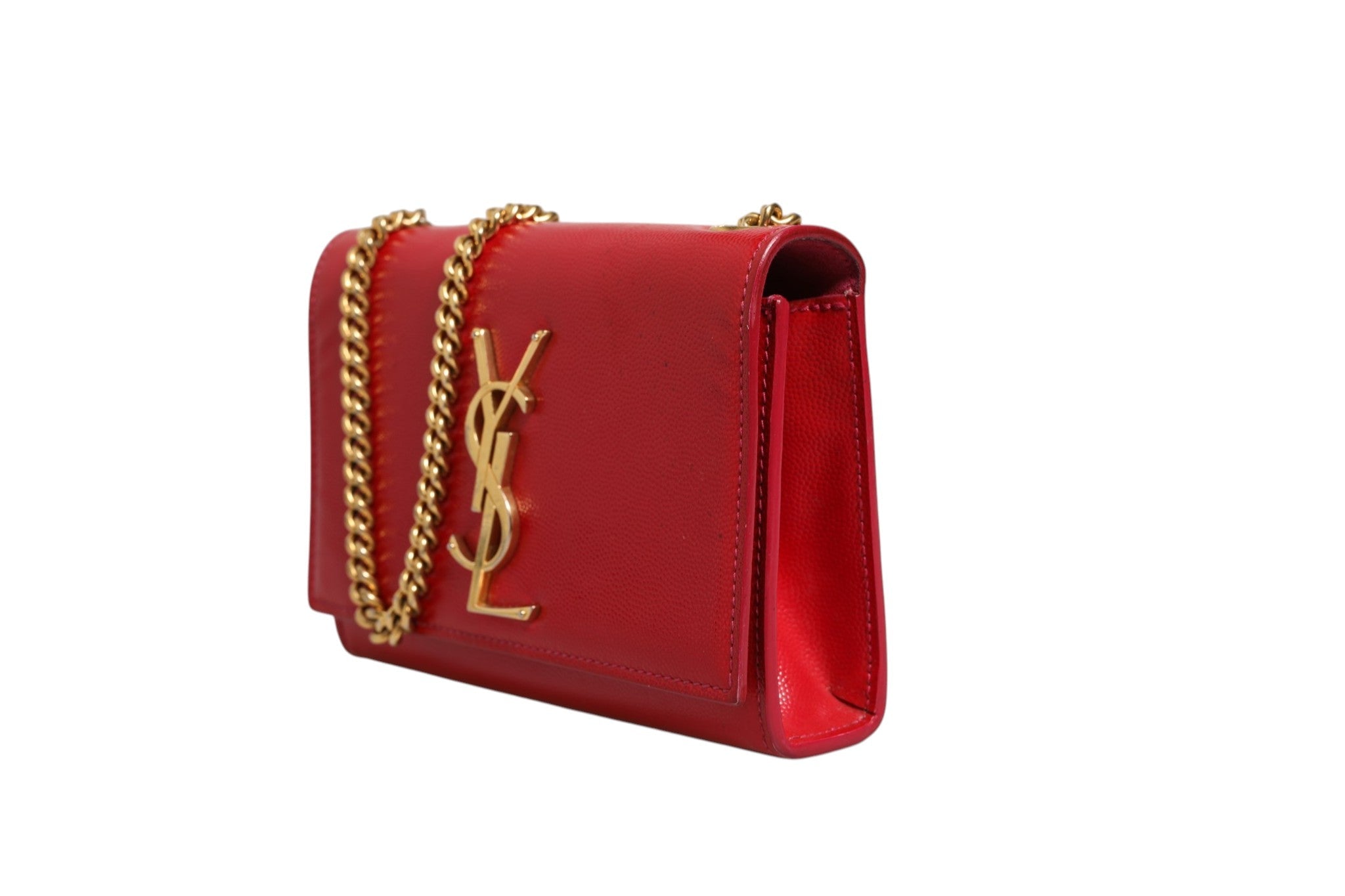 Saint Laurent Kate Red Leather Crossbody Bag Saint Laurent