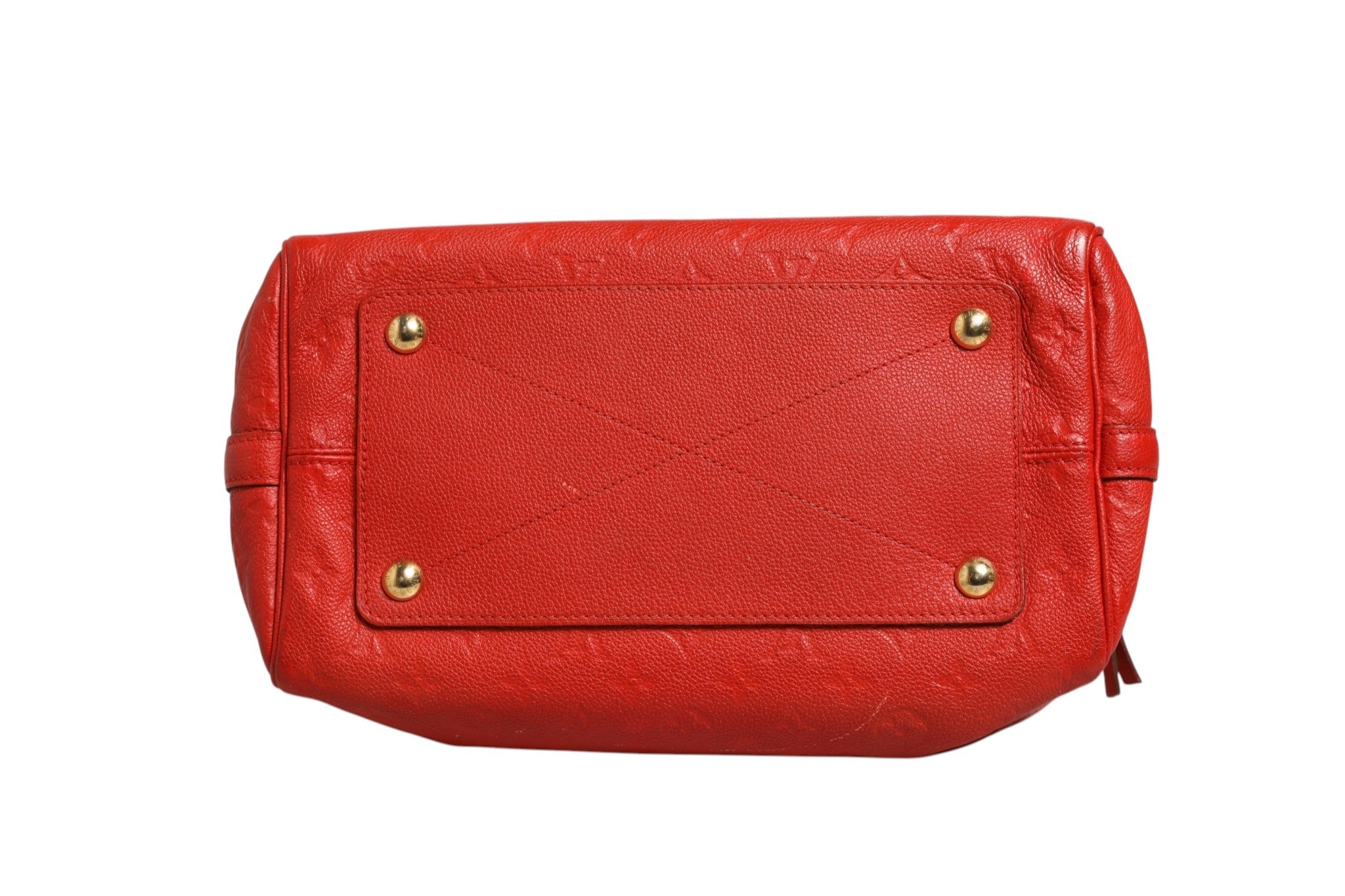 Louis Vuitton Red Monogram Empreinte Speedy Bandouliere 30 Louis Vuitton