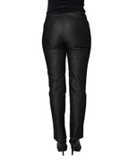 BENCIVENGA Black Cotton Mid Waist Skinny Denim Trouser Jeans BENCIVENGA