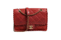 Chanel Mini Flap Bag Lambskin Braided Calfskin Gold Tone Metal Chanel