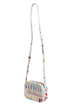Balenciaga White Graffiti Print Leather Mini City Handbag Balenciaga