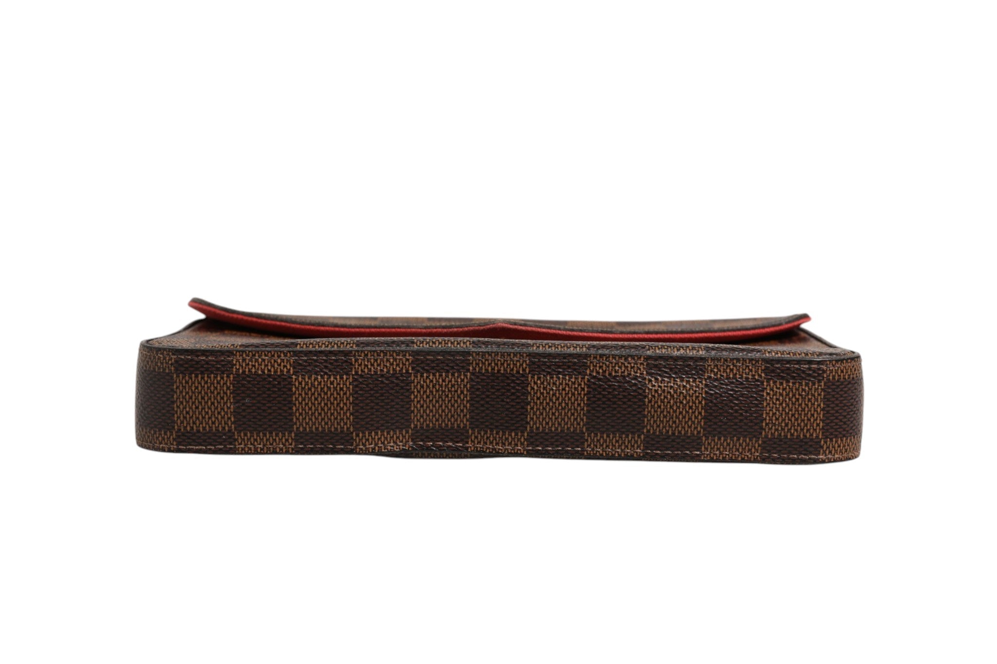 Louis Vuitton Damier Ebene Pochette Felice Chain Wallet Louis Vuitton