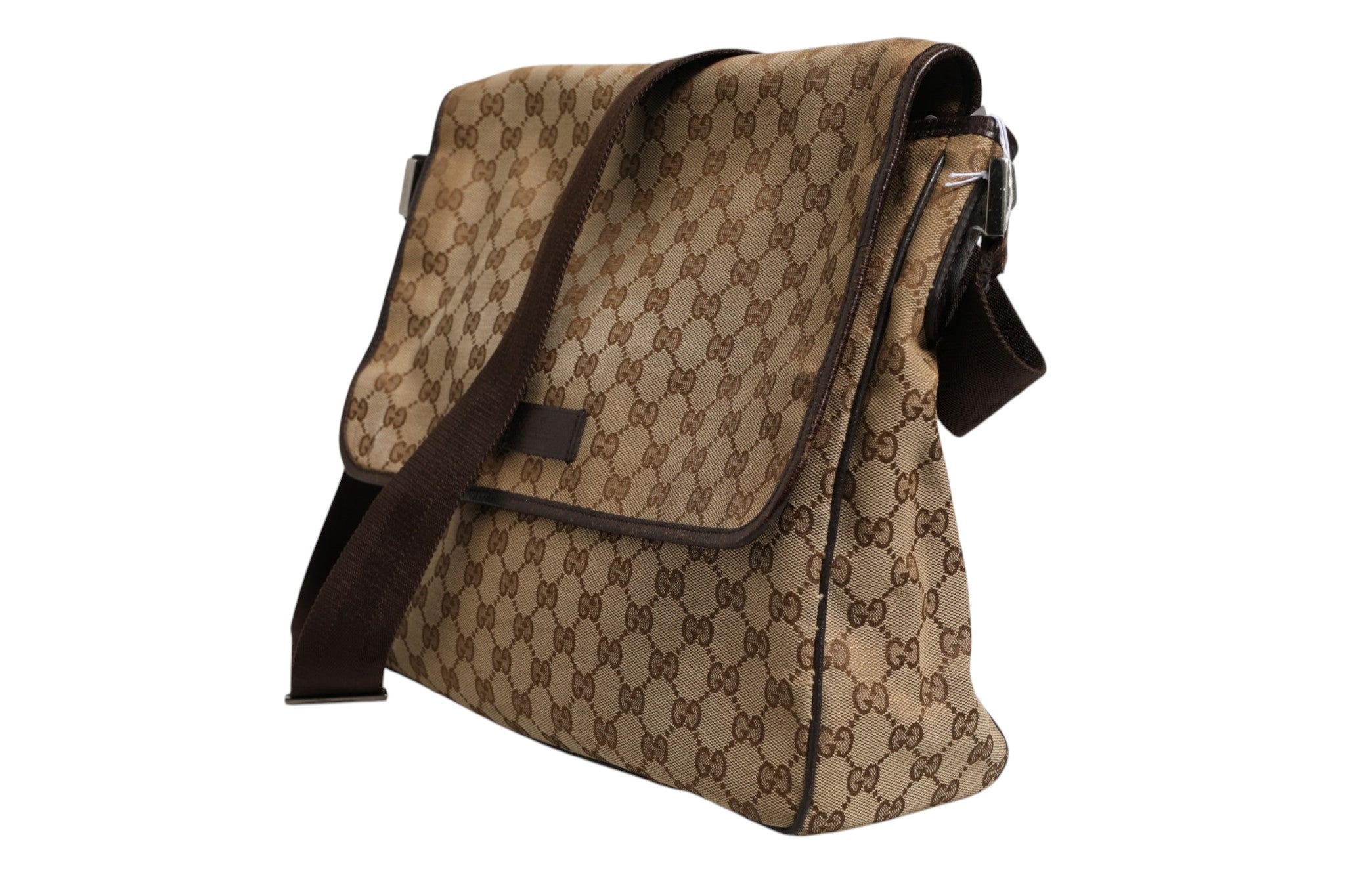 Gucci GG Canvas Flap Messenger Bag Gucci