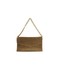 Gucci Brown Suede Leather Handbag Gucci