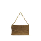 Gucci Brown Suede Leather Handbag Gucci