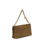 Gucci Brown Suede Leather Handbag Gucci