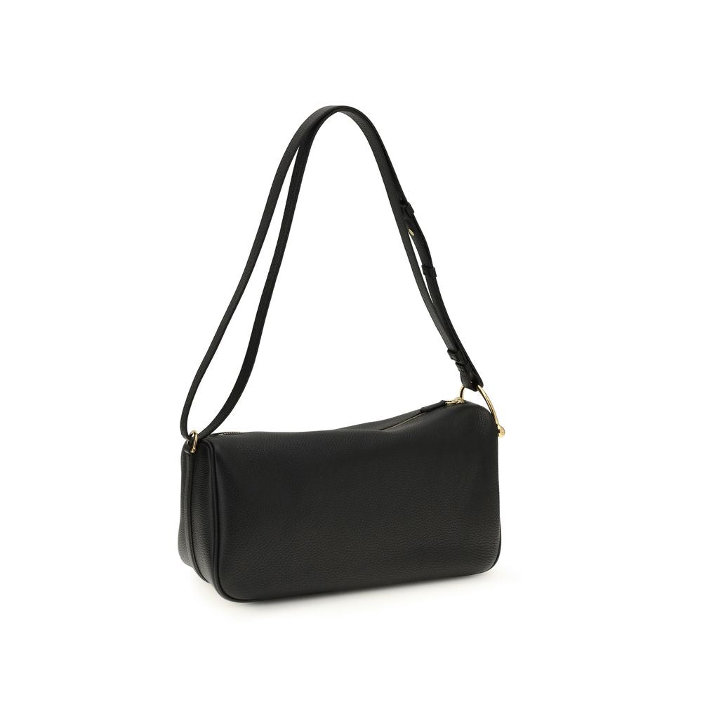 Gucci Black Calf Leather Bos Taurus Shoulder Bag Gucci