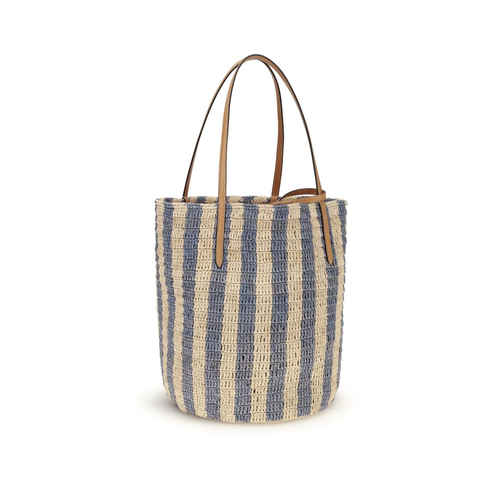 Valentino Garavani Multicolor Raffia Backet Bag Valentino Garavani