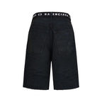 Balenciaga Black Cotton Bermuda Shorts Balenciaga