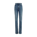 Balenciaga Blue Cotton High-Waisted Jean Balenciaga
