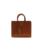 Saint Laurent Brown Calf Leather Bos Taurus Handbag Saint Laurent